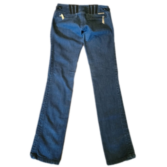 Women's Straight Leg Jeans - Blue - Picture 2 of 15